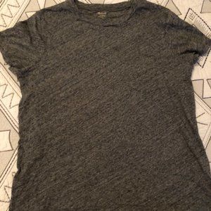 Madewell Gray Crew Short Sleeve Tshirt XL